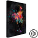 Canvas Print Flamingo Color (1-piece) Vertical - colorful abstract flamingo 130439 additionalThumb 6