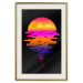 Wall Poster Ocean Reflections - landscape of a sunset in an abstract style 131839 additionalThumb 20