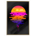 Wall Poster Ocean Reflections - landscape of a sunset in an abstract style 131839 additionalThumb 21