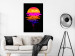 Wall Poster Ocean Reflections - landscape of a sunset in an abstract style 131839 additionalThumb 2