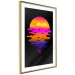 Wall Poster Ocean Reflections - landscape of a sunset in an abstract style 131839 additionalThumb 7
