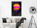 Wall Poster Ocean Reflections - landscape of a sunset in an abstract style 131839 additionalThumb 6
