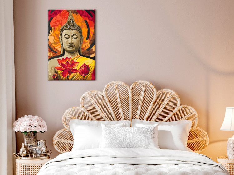 Paint by number Fiery Buddha 135439 additionalImage 2