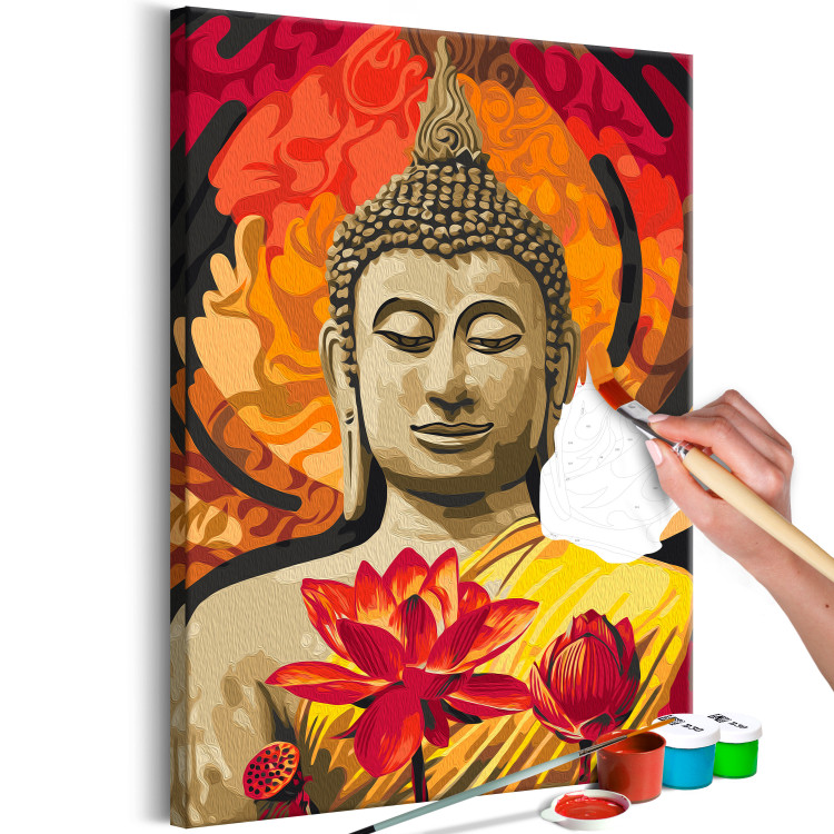 Paint by number Fiery Buddha 135439 additionalImage 3