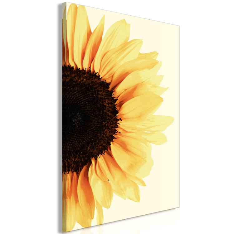 Canvas Print Closer to the Sun (1-piece) Vertical - sunflower in boho motif 135739 additionalImage 2