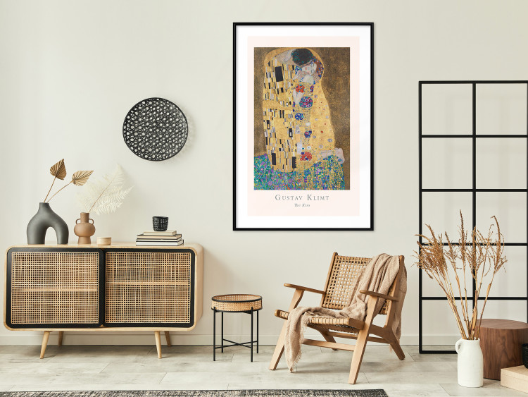 Wall Poster Gustav Klimt - The Kiss - abstraction with a couple's kiss 136039 additionalImage 27