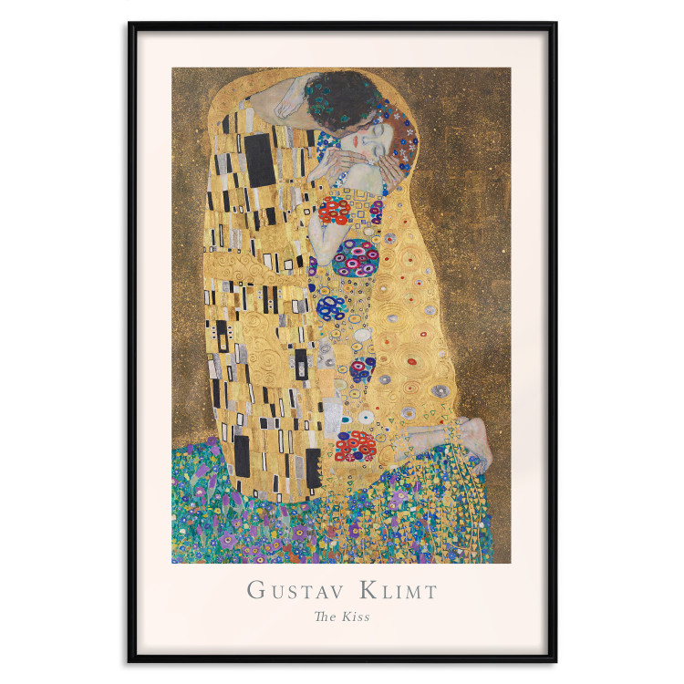 Wall Poster Gustav Klimt - The Kiss - abstraction with a couple's kiss 136039 additionalImage 12