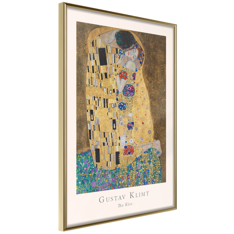 Wall Poster Gustav Klimt - The Kiss - abstraction with a couple's kiss 136039 additionalImage 10