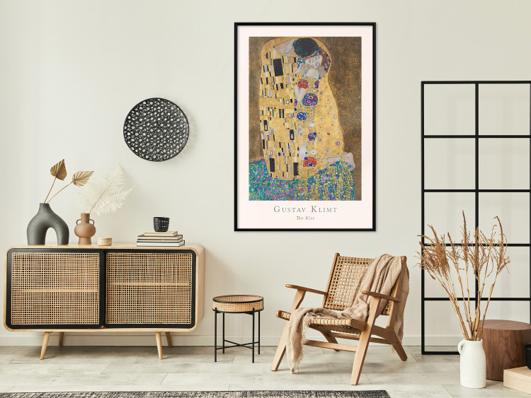 Wall Poster Gustav Klimt - The Kiss - abstraction with a couple's kiss 136039 additionalImage 20