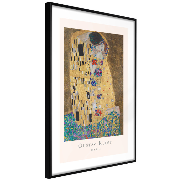 Wall Poster Gustav Klimt - The Kiss - abstraction with a couple's kiss 136039 additionalImage 5
