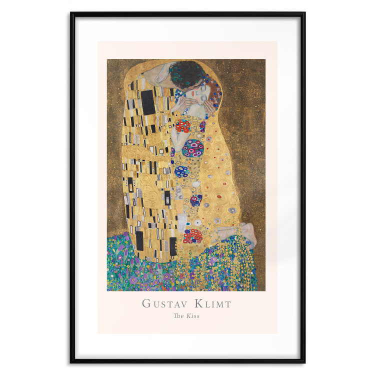 Wall Poster Gustav Klimt - The Kiss - abstraction with a couple's kiss 136039 additionalImage 19