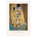 Wall Poster Gustav Klimt - The Kiss - abstraction with a couple's kiss 136039