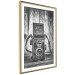 Wall Poster Retro Dream - black and white composition with a phone on wooden planks background 137239 additionalThumb 10