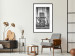 Wall Poster Retro Dream - black and white composition with a phone on wooden planks background 137239 additionalThumb 27