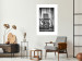 Wall Poster Retro Dream - black and white composition with a phone on wooden planks background 137239 additionalThumb 18