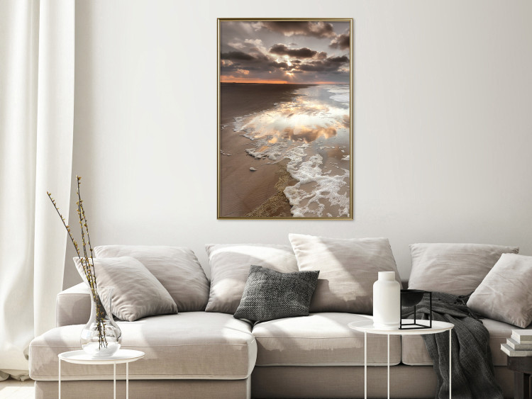 Wall Poster Dispersion of the Present - beach landscape against a sunset 138039 additionalImage 16