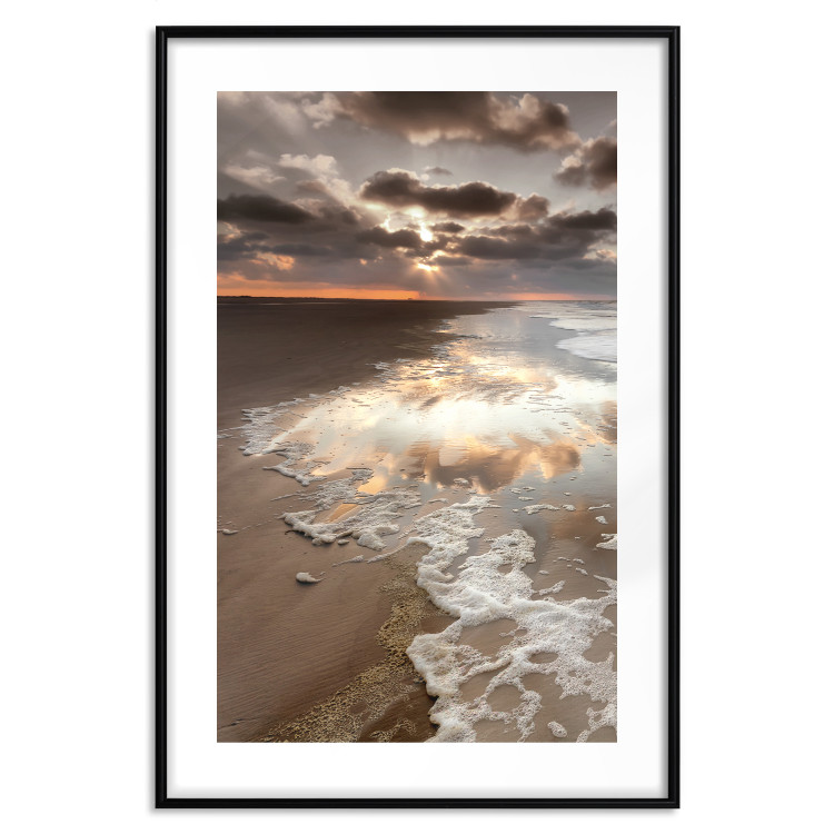Wall Poster Dispersion of the Present - beach landscape against a sunset 138039 additionalImage 14