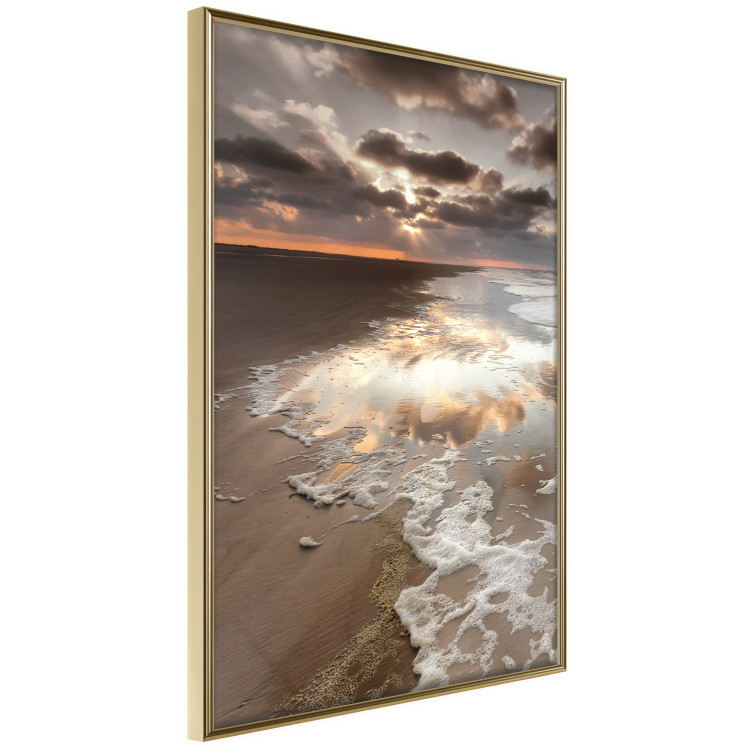 Wall Poster Dispersion of the Present - beach landscape against a sunset 138039 additionalImage 8