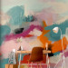 Wall Mural Colorful abstraction - Colorful spots on the shape of clouds on a blue background 138339 additionalThumb 4