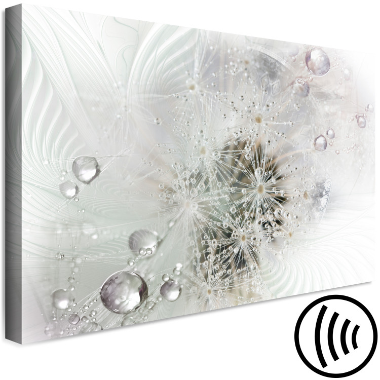 Canvas Tears of Longing (1-piece) Wide - abstraction in fluffy dandelions 143139 additionalImage 6