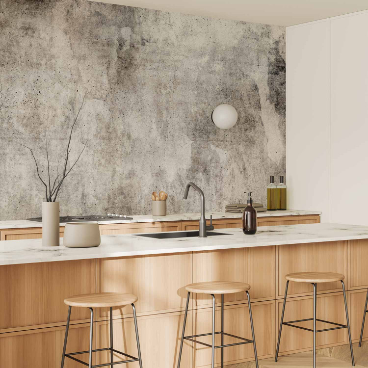 Wall Mural Parallel world - abstraction in grey tones with concrete texture 143239 additionalImage 7