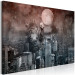 Canvas Print Cat in New York (1-piece) Wide - cityscape in moonlight 143439 additionalThumb 2