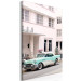 Canvas Urban Landscape (1-piece) - cyan car in the city center 144339 additionalThumb 2