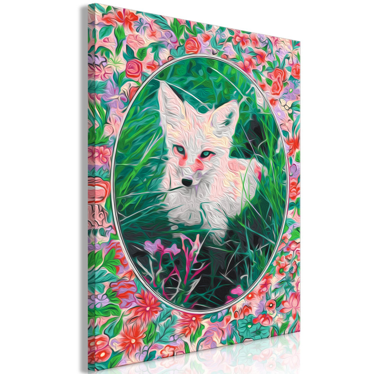 Paint by number Fairy-Tale Fox - Portrait of a Wild Animal among Grasses and Flowers 146539 additionalImage 6