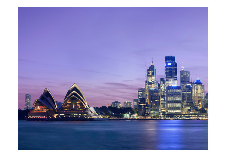 Wall Mural Australia - evening city panorama with skyscrapers in Sydney 59939 additionalImage 1