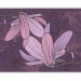 Wall Mural Purple Magnolias - Fantasy with Magnolia Flowers on a Solid Background 60739 additionalThumb 5