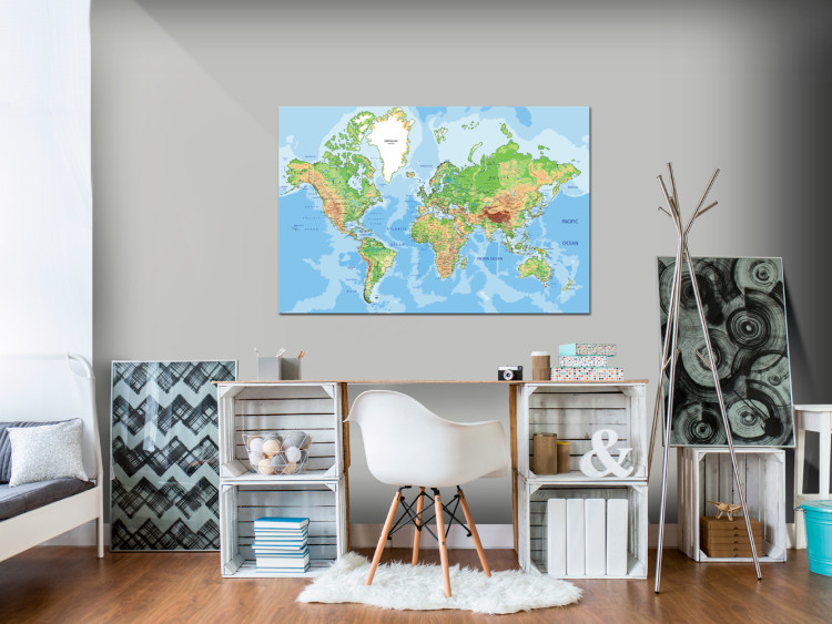 Canvas Art Print Explore the World! 90239 additionalImage 3