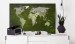 Decorative Pinboard Malachite World [Cork Map] 93939 additionalThumb 3