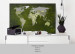 Decorative Pinboard Malachite World [Cork Map] 93939 additionalThumb 7