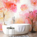Photo Wallpaper Pastel peonies - uniform floral motif in subtle colours 97339 additionalThumb 8