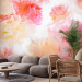 Photo Wallpaper Pastel peonies - uniform floral motif in subtle colours 97339