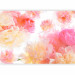 Photo Wallpaper Pastel peonies - uniform floral motif in subtle colours 97339 additionalThumb 1