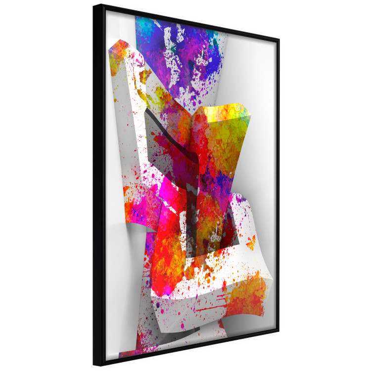 Poster Three-dimensional shapes - colorful geometric abstraction in 3D form 115049 additionalImage 10