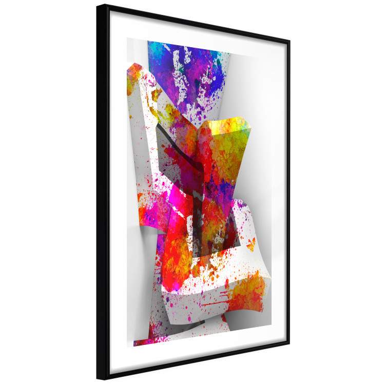 Poster Three-dimensional shapes - colorful geometric abstraction in 3D form 115049 additionalImage 11