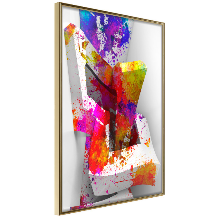 Poster Three-dimensional shapes - colorful geometric abstraction in 3D form 115049 additionalImage 12