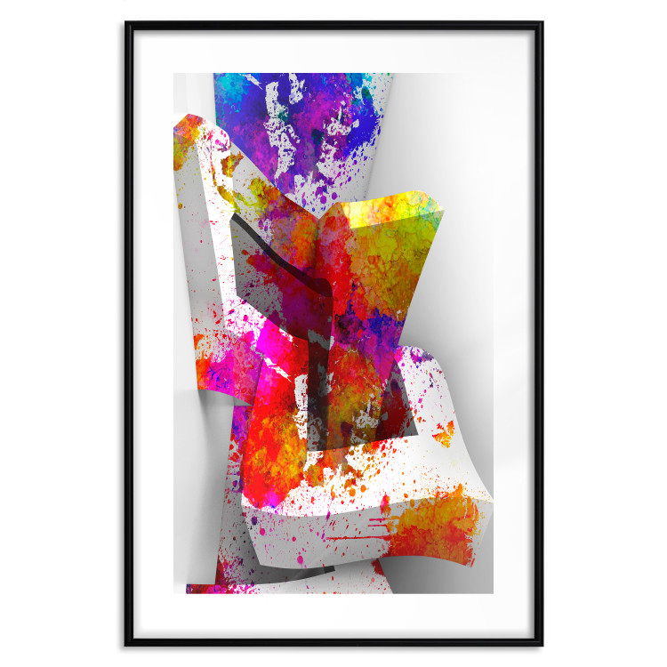 Poster Three-dimensional shapes - colorful geometric abstraction in 3D form 115049 additionalImage 15