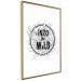 Wall Poster Into the Wild - black and white composition with a floral motif and texts 116349 additionalThumb 8