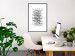 Wall Poster Next to you - black and white pattern with overlapping texts 117449 additionalThumb 4