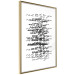 Wall Poster Next to you - black and white pattern with overlapping texts 117449 additionalThumb 12