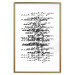 Wall Poster Next to you - black and white pattern with overlapping texts 117449 additionalThumb 16