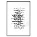 Wall Poster Next to you - black and white pattern with overlapping texts 117449 additionalThumb 15