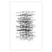 Wall Poster Next to you - black and white pattern with overlapping texts 117449 additionalThumb 19