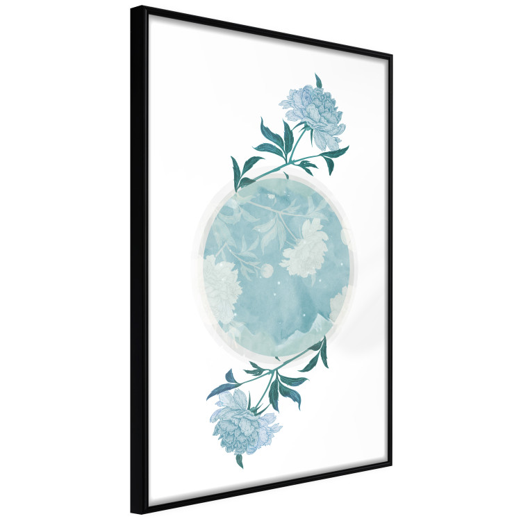 Wall Poster Floral Planet - botanical composition with flowers and leaves on white 117549 additionalImage 12
