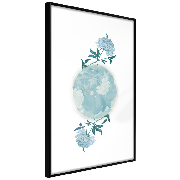Wall Poster Floral Planet - botanical composition with flowers and leaves on white 117549 additionalImage 13