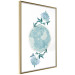 Wall Poster Floral Planet - botanical composition with flowers and leaves on white 117549 additionalThumb 14