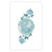 Wall Poster Floral Planet - botanical composition with flowers and leaves on white 117549 additionalThumb 22